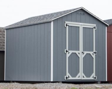  8x10 Economy Style Madison Peak Storage Shed from Pine Creek Structures