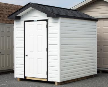6x8 Front Entry Peak Style Storage Shed With Vinyl Siding