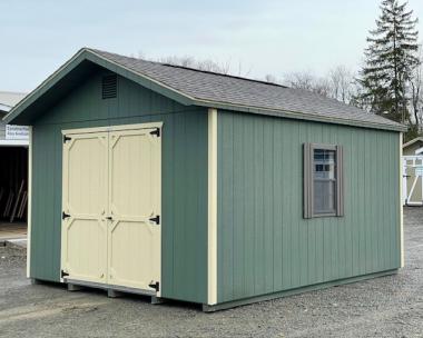 12 x 16 Front Entry Peak Shed w/ Taller Doors