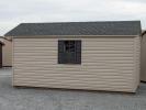 10x16 Peak Style Shed with Vinyl Siding