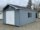 12 x 20 Peak Style Vinyl Shed Front Entry